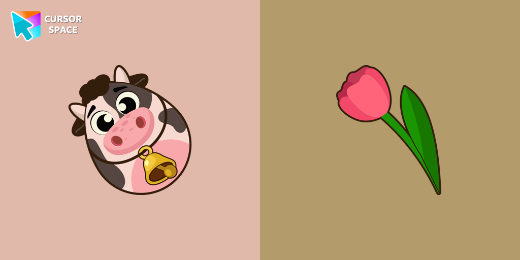 Custom Cursor Easter Egg Cow For Chrome